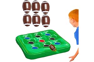 Multicolor Inflatable Football Toss Game Set
