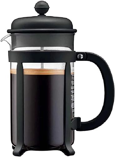 Bodum Java French Press Cafetera de 34 onzas 1 litro 8 tazas color negro