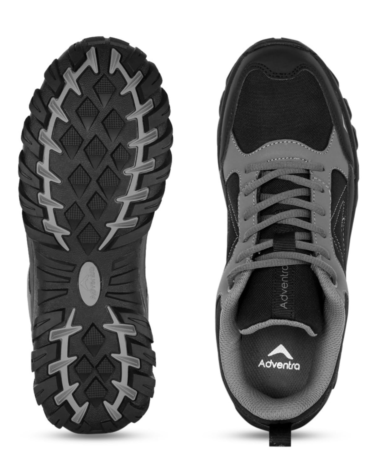 ADVENTRA NWP Men's Low Ankle Hiking Shoes EH 500 - Lightweight Outdoor Trekking Shoes with Durable Grip & Cushioned Comfort Multicolor (UK Footwear Size System, Adult, Men, Numeric, Medium, 10.5) 4