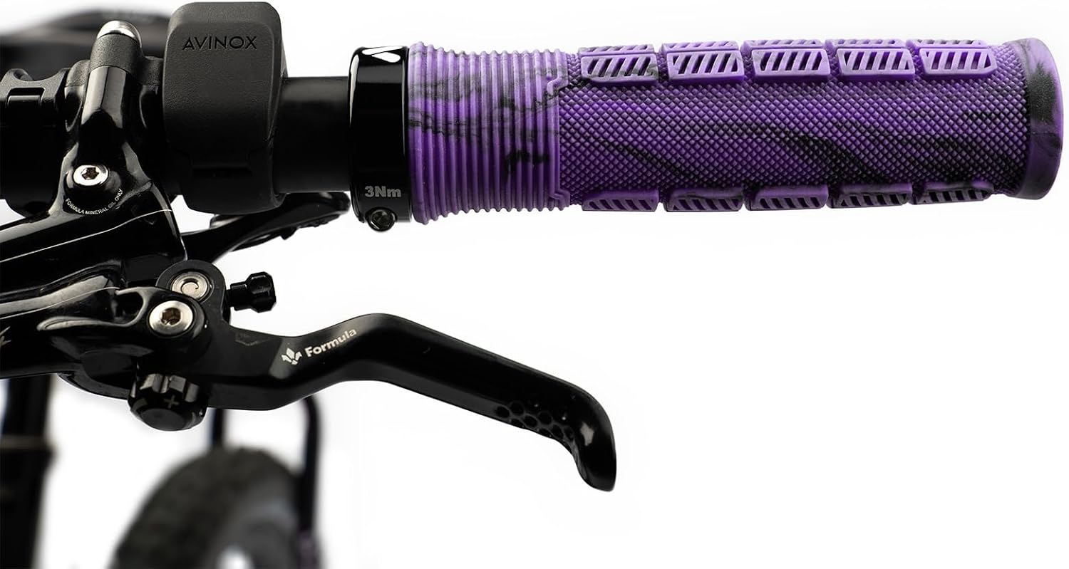 Bike Handlebar Grips MTB Enduro AMS Rise | Lock-On Grips, Ergonomic, Non-Slip and Lightweight