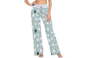 Luxurious Printed Women's Sheep Pajama Pants
