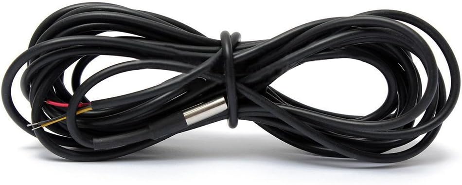 SODIAL(R) Water Temperature Temp Sensor Thermal Probe Thermometer DS18B20 3 wires 5 meter