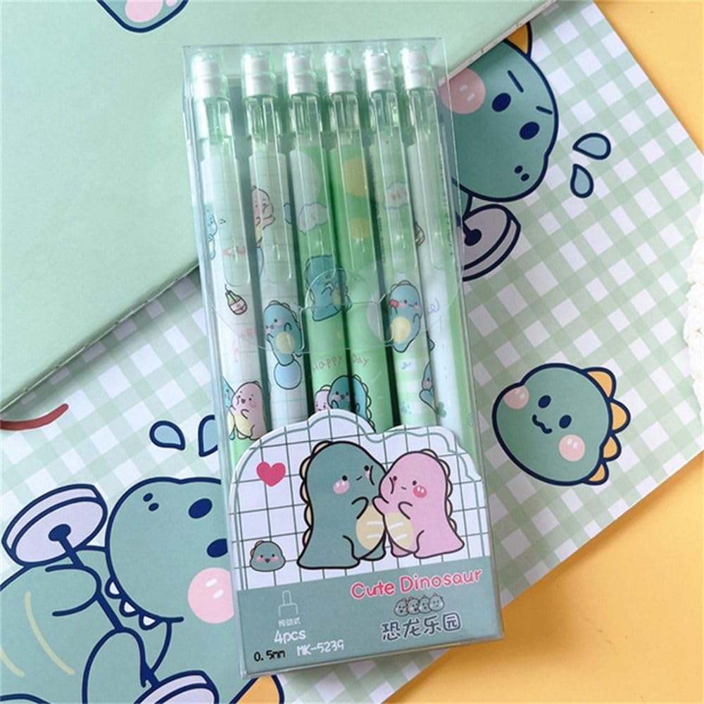 Lot De 4 Gommes Stylos Rétractables Avec 12 Recharges - Gomme De Précision, Design Ergonomique, Pour Bureau, École, Dessin, Artiste