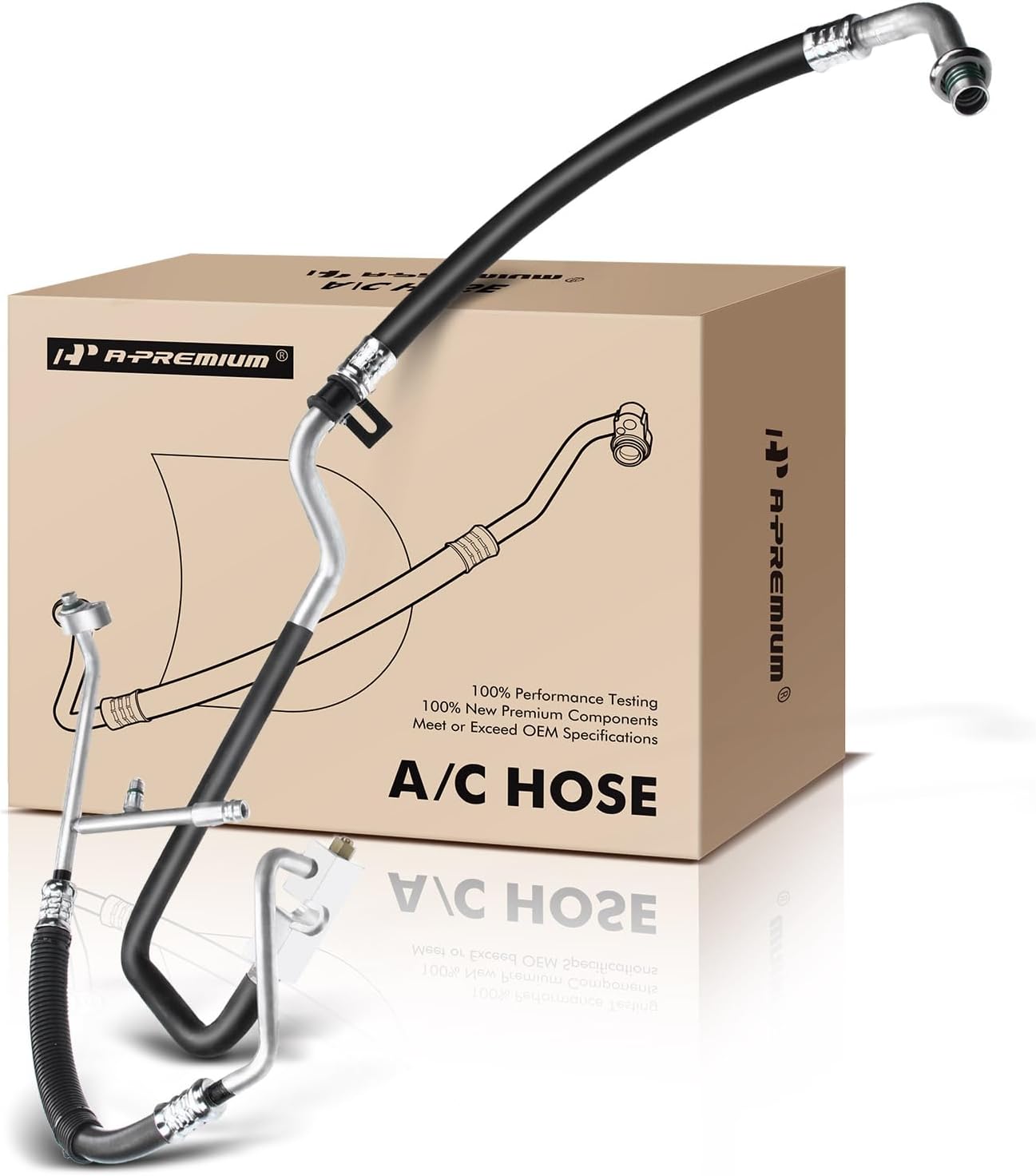 A-Premium A/C Manifold Suction and Discharge Line Hose Assembly Compatible with Ford Ranger Mazda B3000 1999-2008