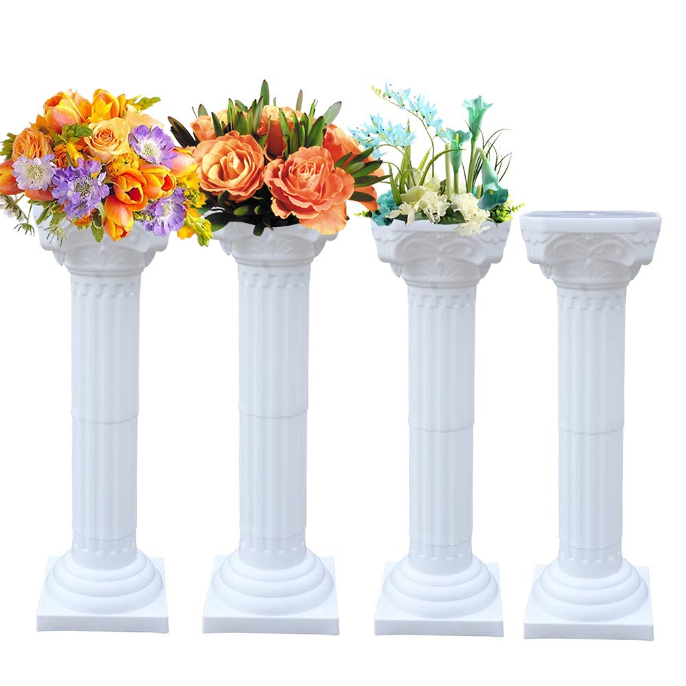 Elegant Wedding Roman Column Pillars, Decoration Party Flower Pot