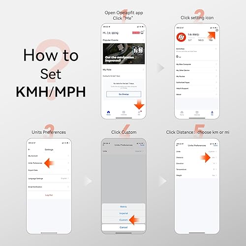 Miniatura 5 de GEOID CC500 Bike Computer GPS, velocímetro inalámbrico para bicicleta, ANT+ Bluetooth 2.5 pulgadas Bicicleta, IPX6 impermeable ciclismo computadora