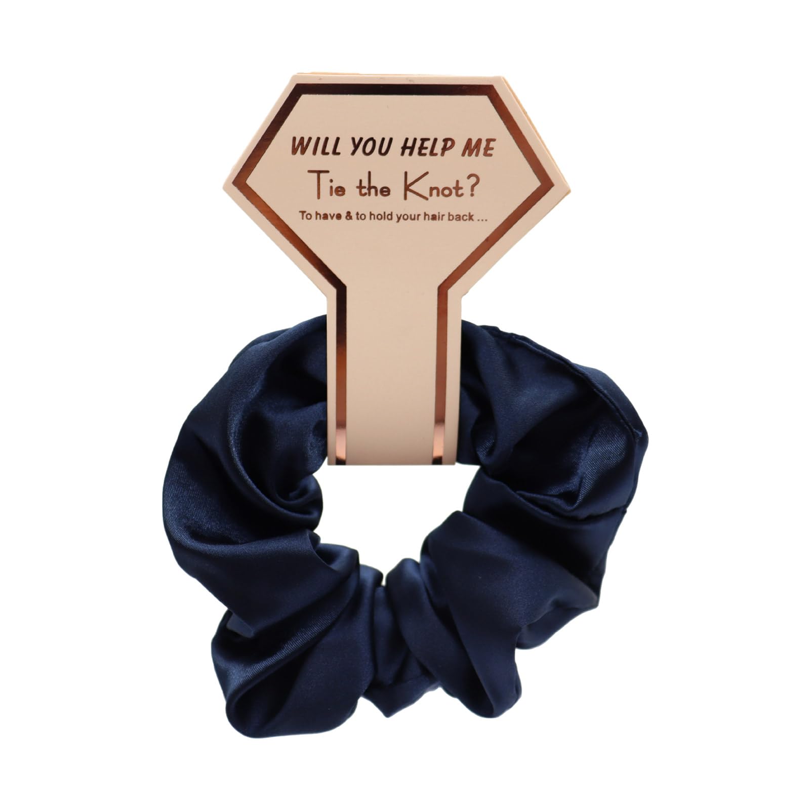 Fentency Bridesmaid Hair Scrunchies Thick Updo Satins Scrunchies Bridal Shower Wedding Hair Rope Scrunchy Women Ponytail Holder