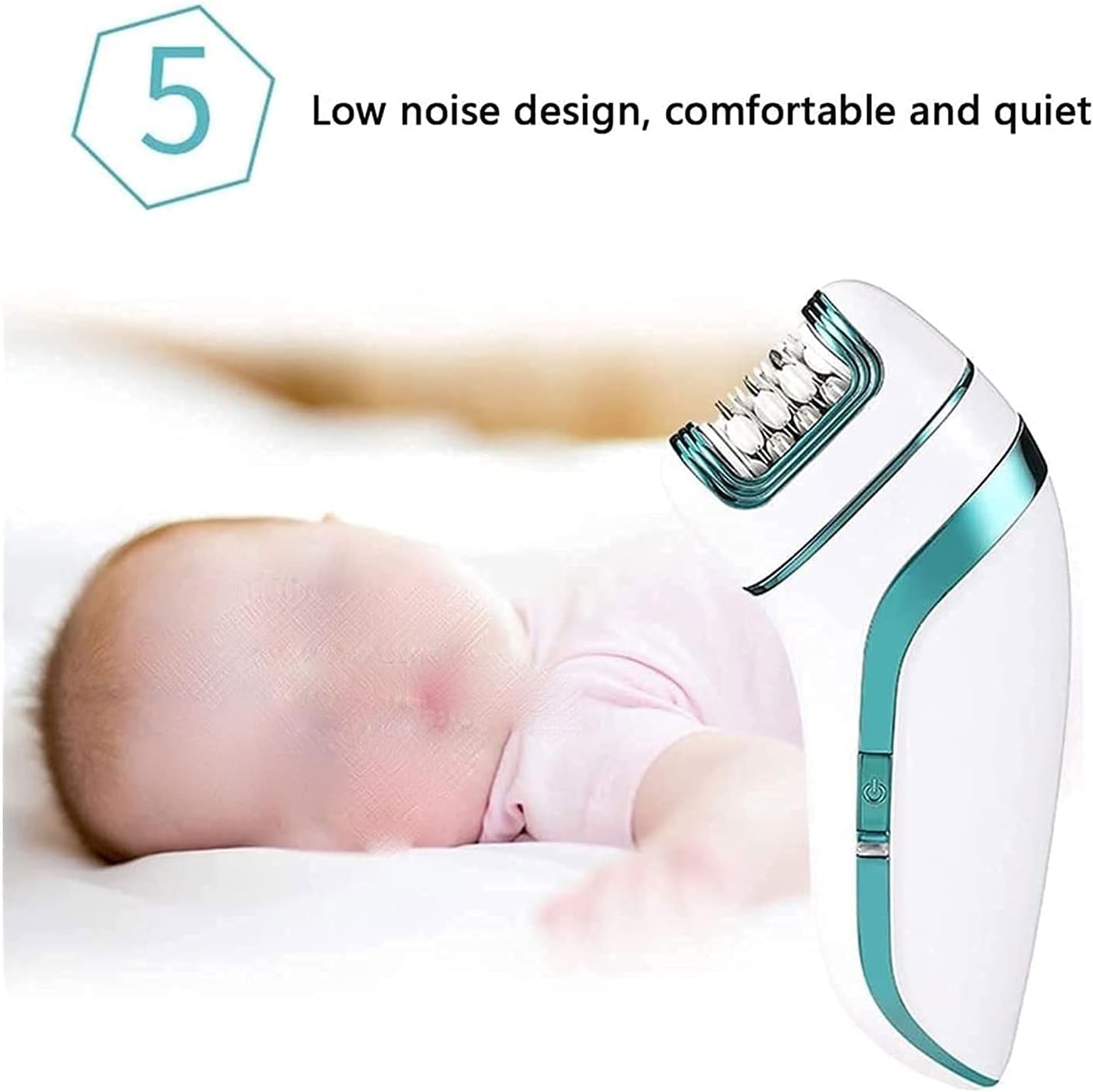 zhanghong 3 in 1 Multifunctional Epilator, Facial Hair Removal for Women, Shaver & Trimmer, Cordless, Rechargeable