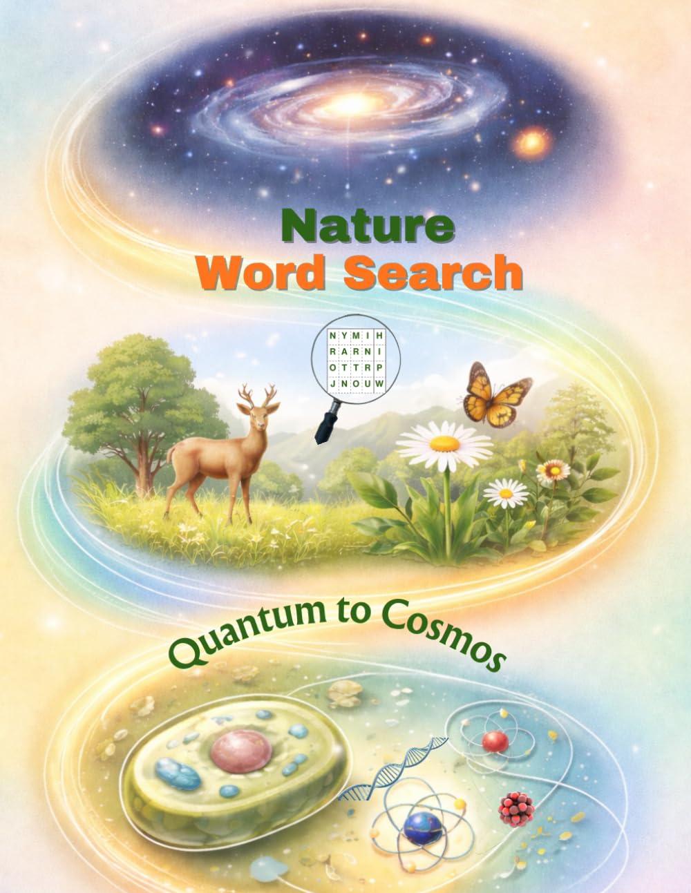 Nature Word Search Puzzles: Quantum to Cosmos