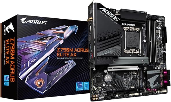 GIGABYTE Z790M AORUS Elite AX REV. 1.0 Chipset Intel Z790 LGA 1700 DDR5 13th & 12th Gen Chipset