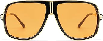 Retro Aviator Sunglasses for Women Men Oversized 70s 90s Square Womens Mens Sunnies AP3683