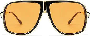 Retro Aviator Sunglasses for Women Men Oversized 70s 90s Square Womens Mens Sunnies AP3683