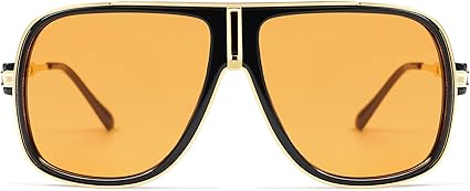 Retro Aviator Sunglasses for Women Men Oversized 70s 90s Square Womens Mens Sunnies AP3683