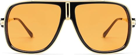 Retro Aviator Sunglasses for Women Men Oversized 70s 90s Square Womens Mens Sunnies AP3683