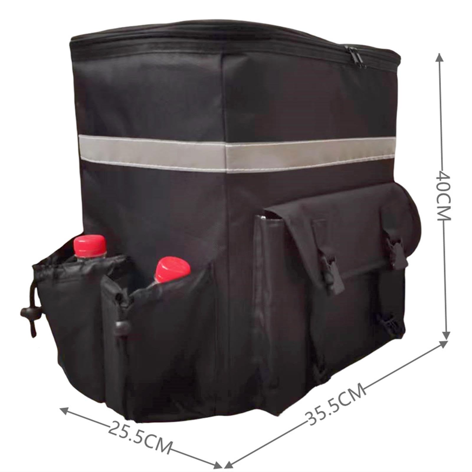 Mochila de Reparto de Comida, Bolsa Térmica para Picnic para Vacaciones, Senderismo