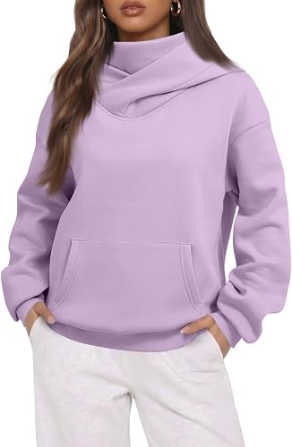 Oversized Sweatshirt for Women Oversized Face Cover Hoodie Fall Sweatshirts | Mock Neck Hoodie, Thermal, Warm, Soft, Plain, Long Sleeve, Plus Size, Office, Athletic, Oversized Sweatshirt for Women