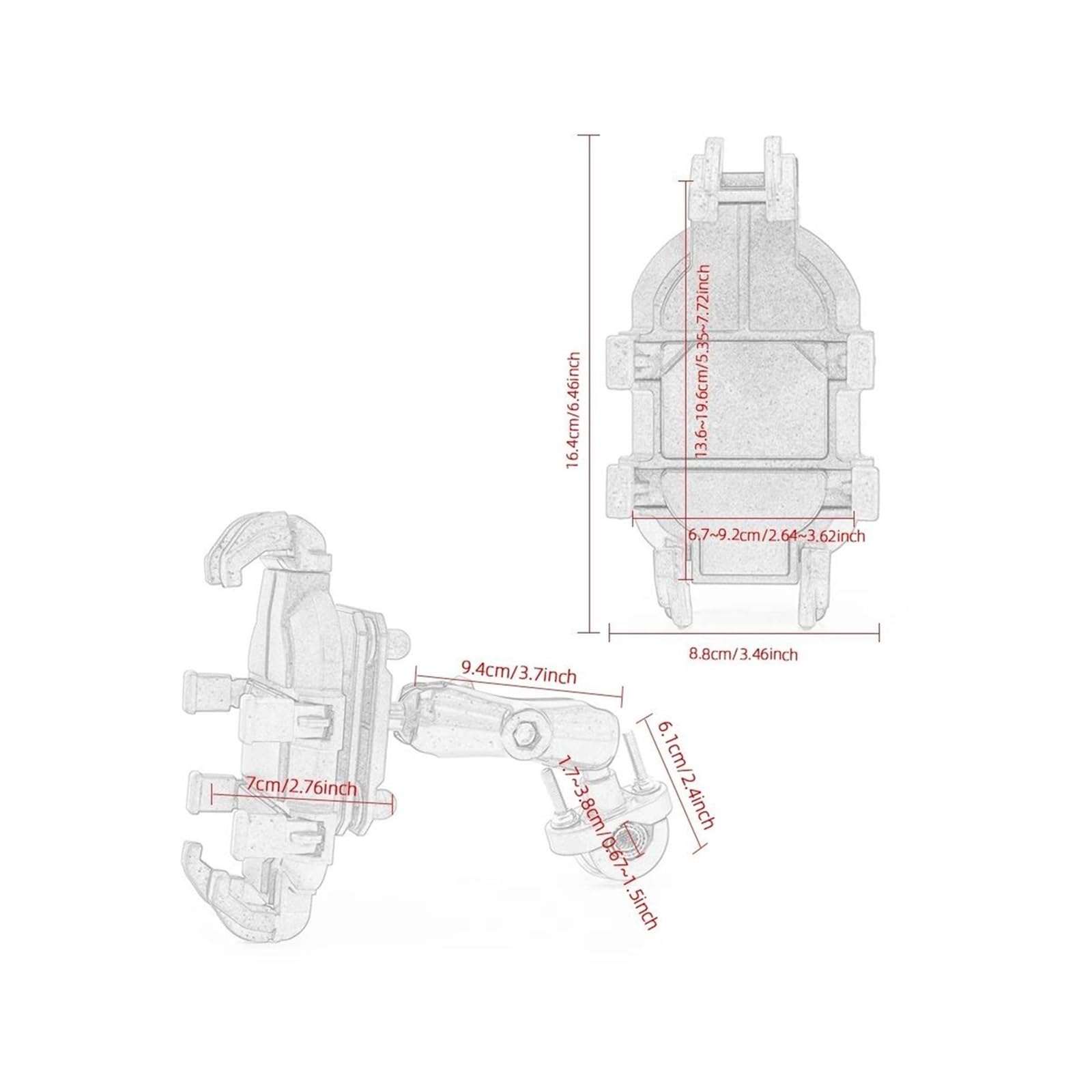 Motorrad Telefon Halter Moto Lenker Halterung Navigation USB Ladegerät Halterung Für Suzuki GSX-R 600 750 1000 GSX1300R für Hayabusa 1999-2020