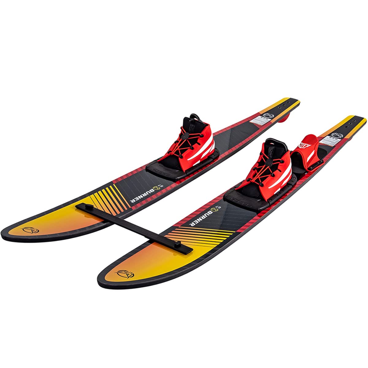 H-O HO Sports Burner Combo Waterskis w Blaze & RTS - Gold -