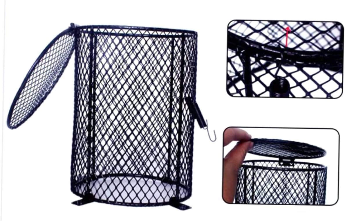 UPKOCH Aquarium Decor Reptile Lampshade Heat Lamp Protective Cover Pet Lamp Heat Dissipation Safe for Turtle Habitat