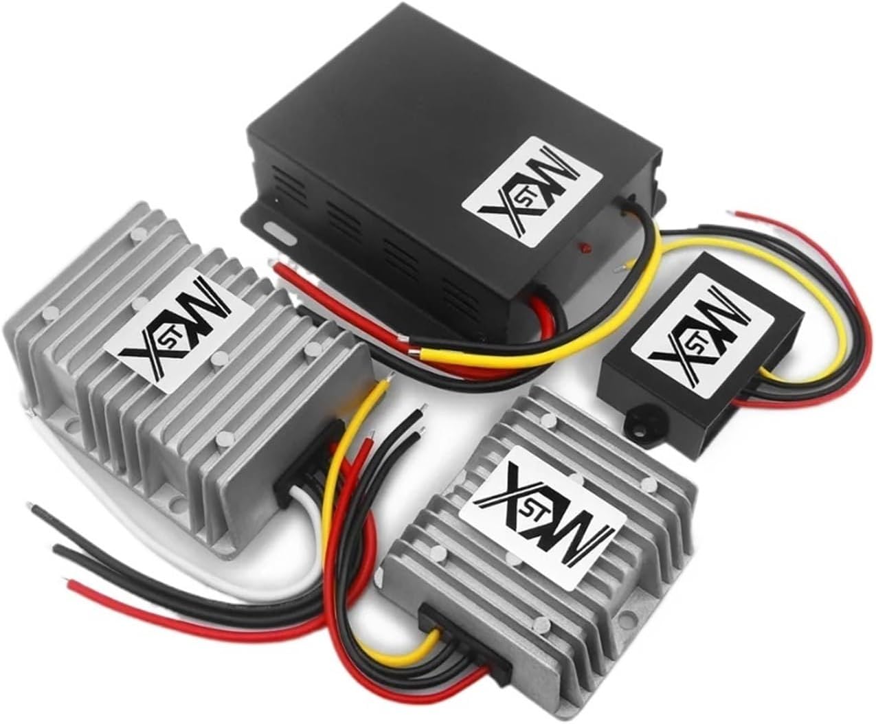 Non Isolated Module 12v to 19v DC to DC Converter Step Up Boost Power Converter 19v DC Stabilizer from 1A to 28A Output(2A ABS Plastic)
