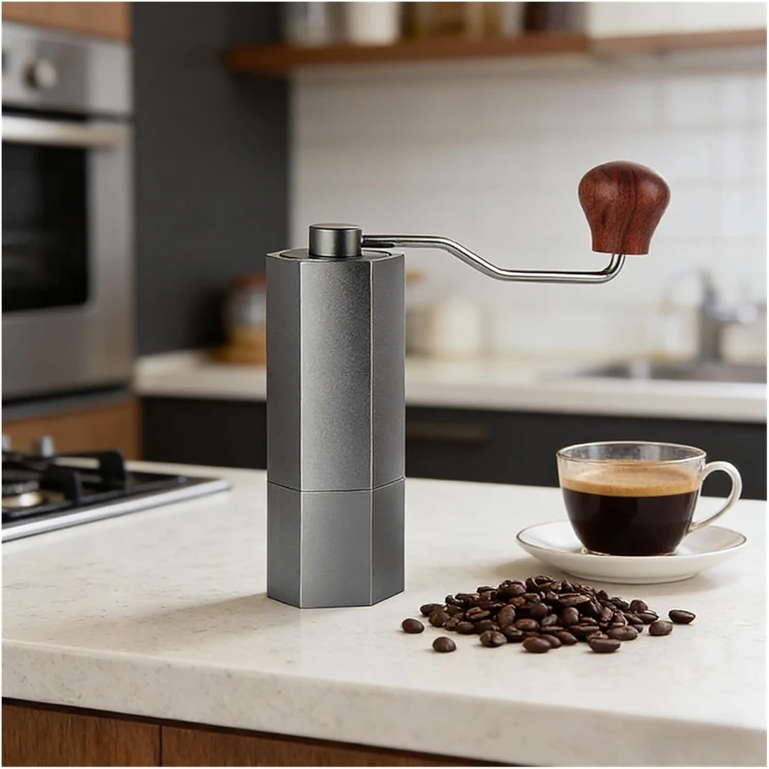 Manual Coffee Grinder All-metal Portable Anti-slip Burr Inside coffe grinder coffee grinder