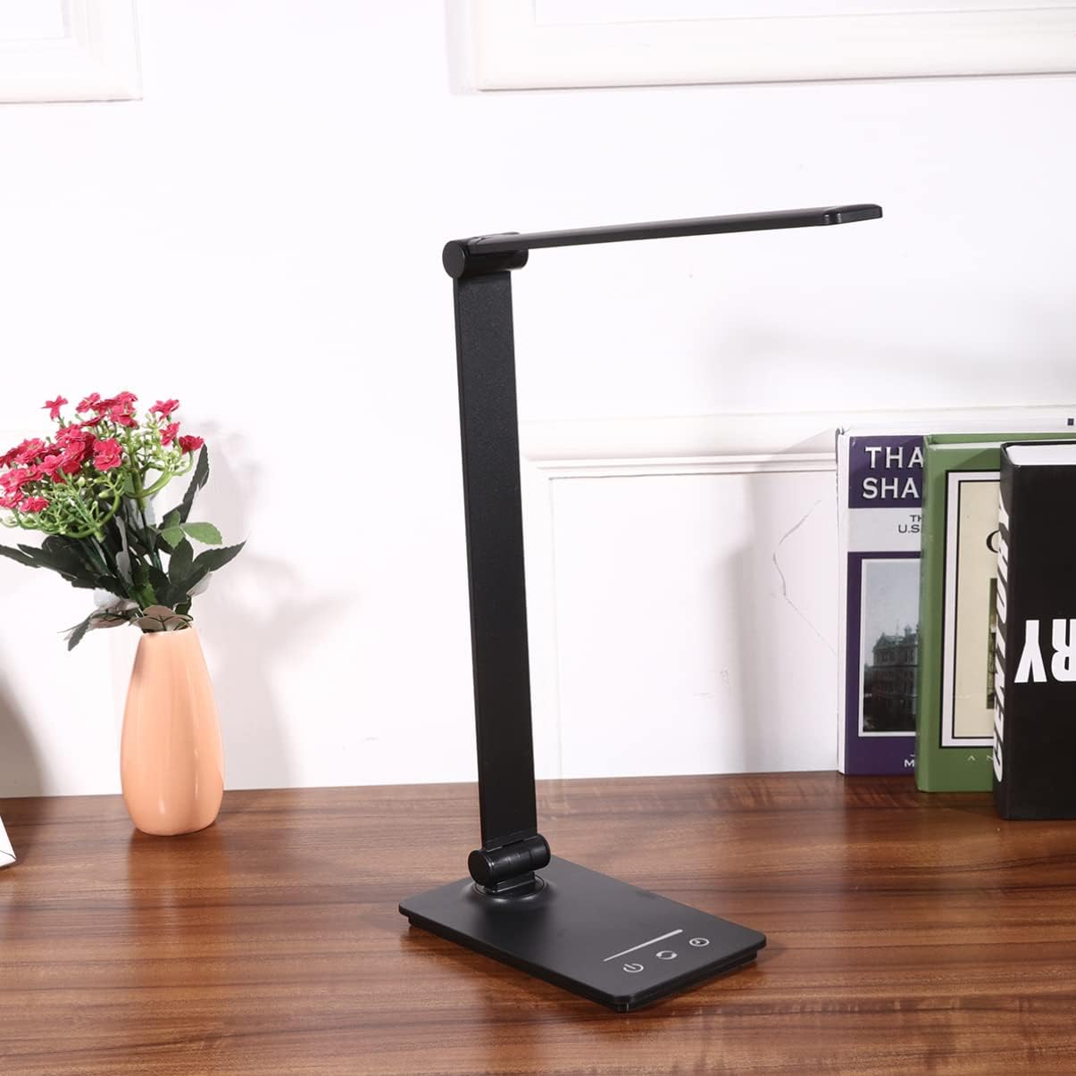 Gadpiparty 1pc Led Eye Desk Lamp Rechargeable Touch Control Table Light Dimming Modes Portable Night Light for Home Office Bedroom School Reading USB Charging Design