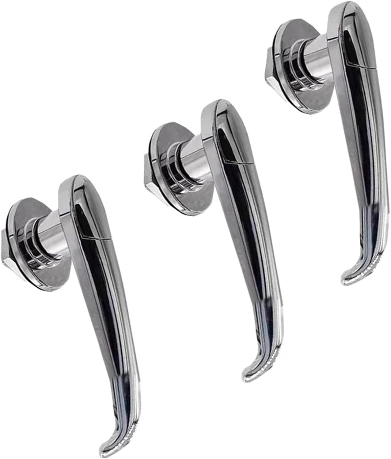 Aluminium Switch Cinet Handle Lock Distribution Box Electric Door Locks Control Hardware Accessories 1Pcs(Zinc Alloy-3)