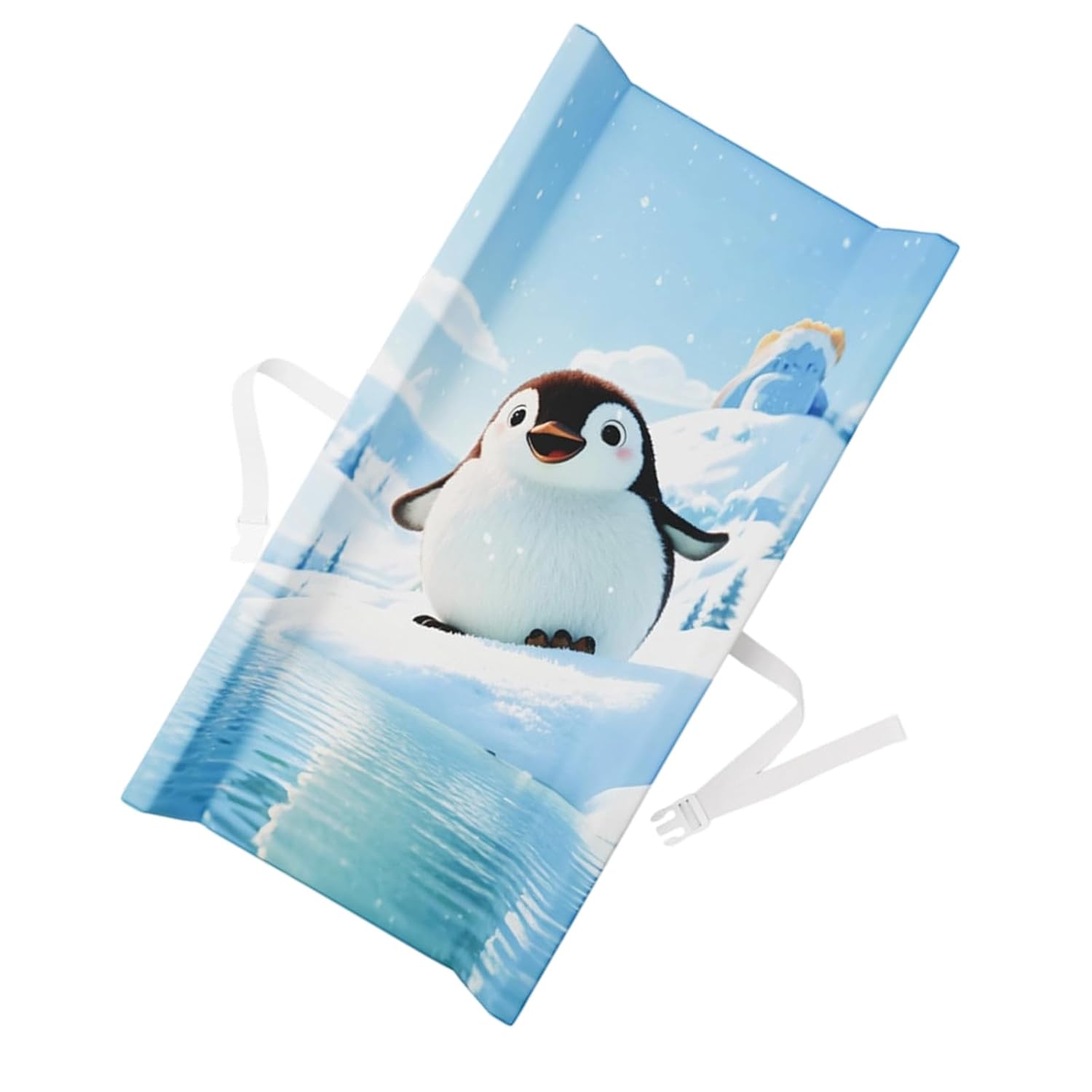 Mess Protections Cartoon Print Pattern Diaper Changing Pad Infant Entertainment Comfort Easy Installation Cartoon Print Changing Pad