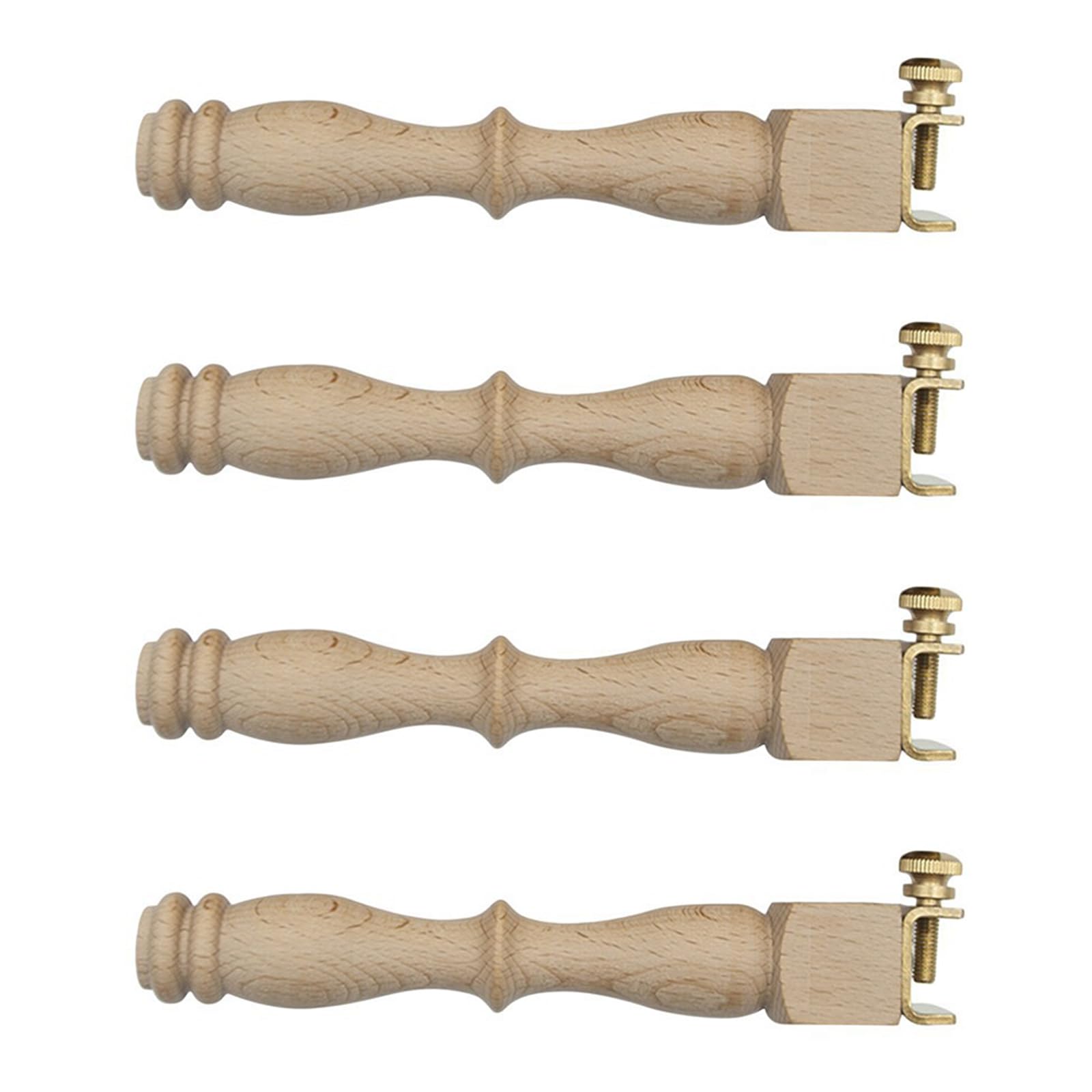 Kalttoy 2 / 4Pieces Embroidery Stand Frame Embroidery Heightening Tool Cross Stitching Holder Bracket for Hoop Holder Frame Stand Tabletop Hoop Wooden Stitching Rack