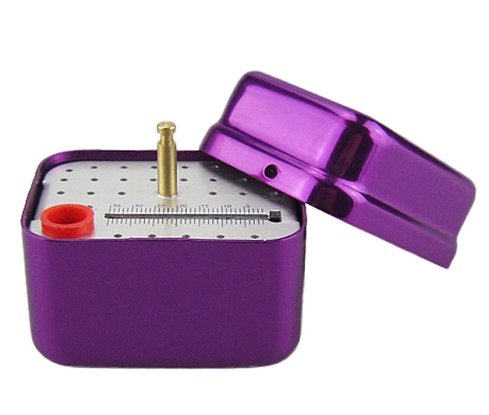 Multi-Functional Autoclave Bur Disinfection Holder Box case with Scale