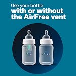 Philips Avent Anti-colic Baby Bottle with AirFree Vent Newborn Gift Set With Snuggle, Clear, SCD306/10