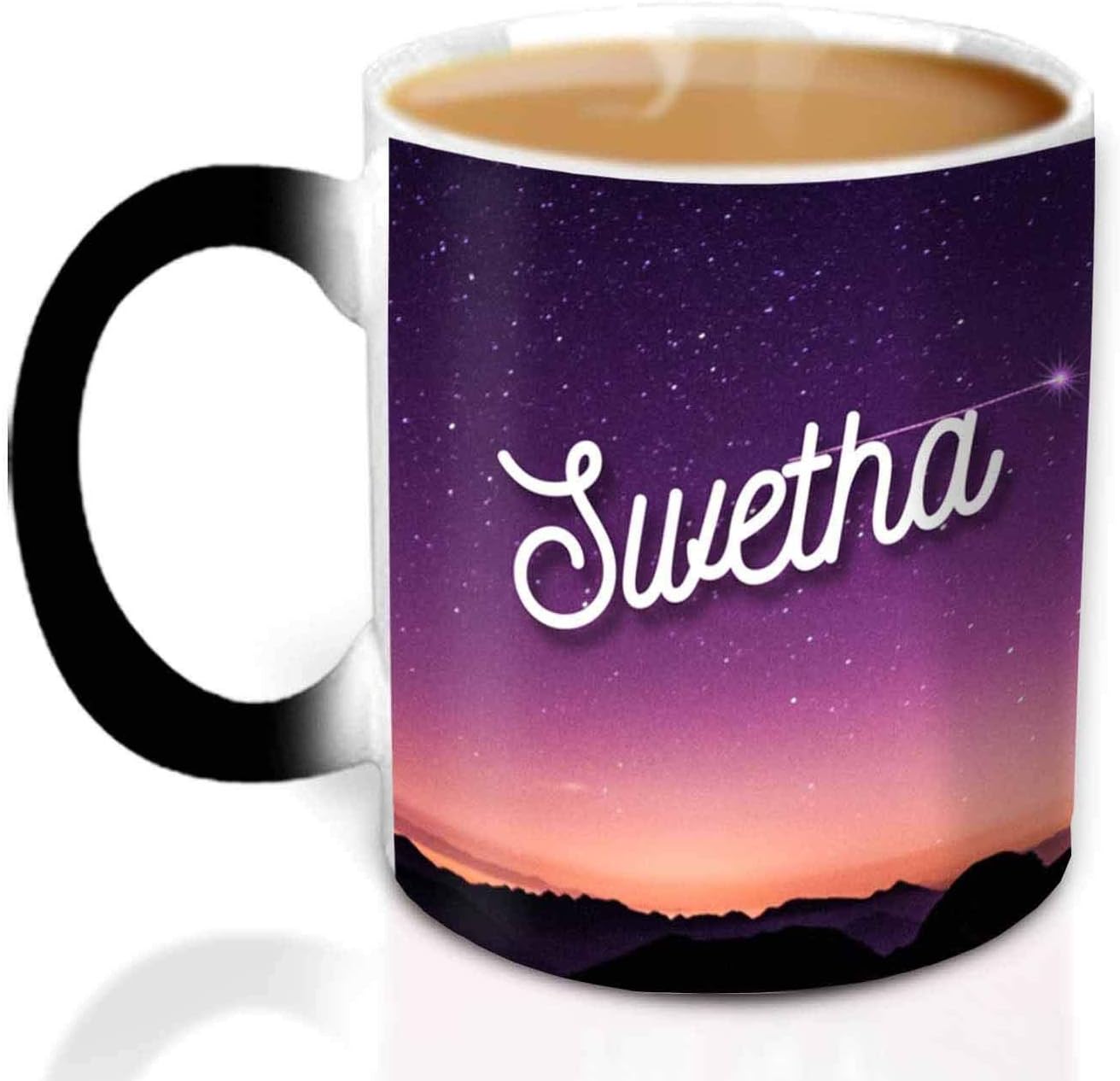 Hot Muggs® You're the Magic… Swetha Magic Mug Personalised Name Ceramic, 315ml, 1 Unit
