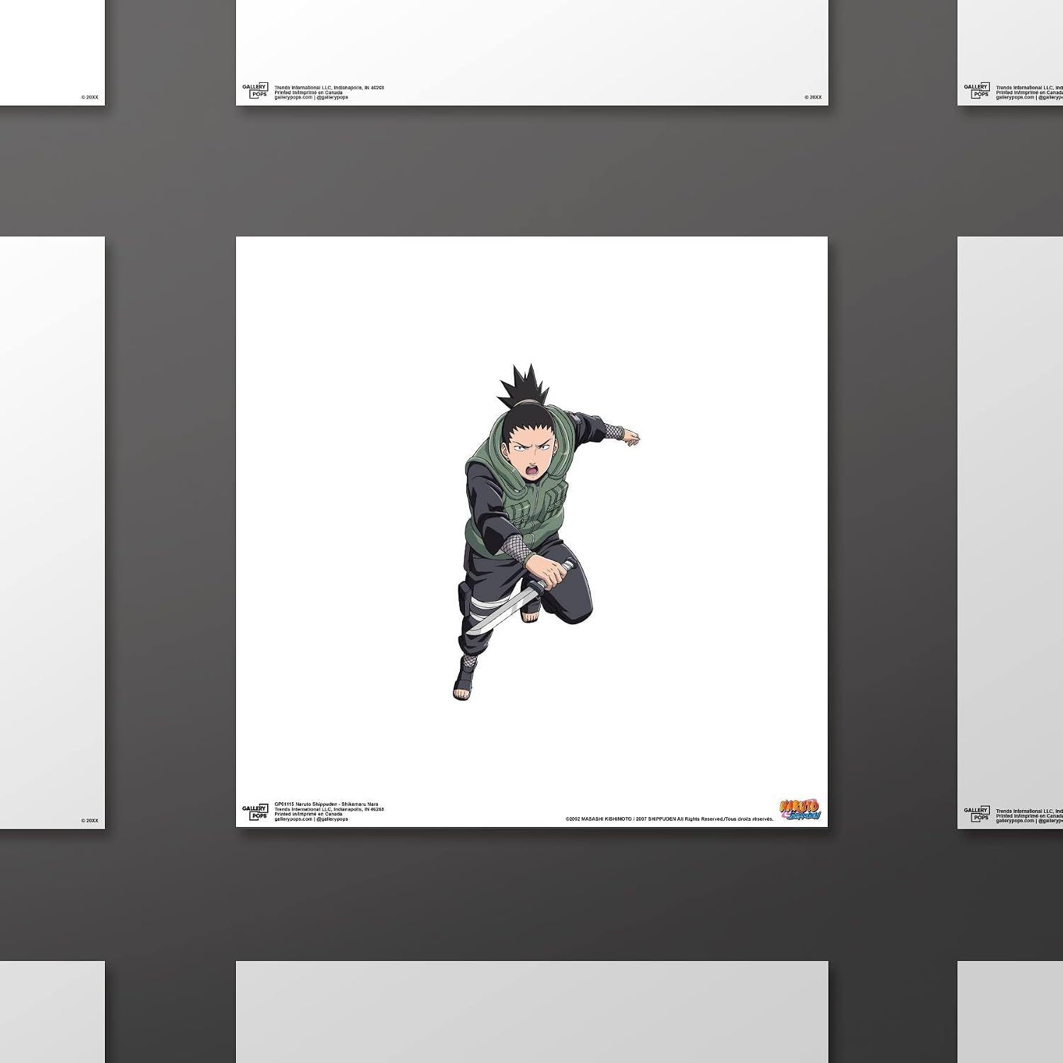Trends International Gallery Pops Naruto Shippuden - Shikamaru Nara Wall Art, Unframed Version, 12'' x 12'' image 3