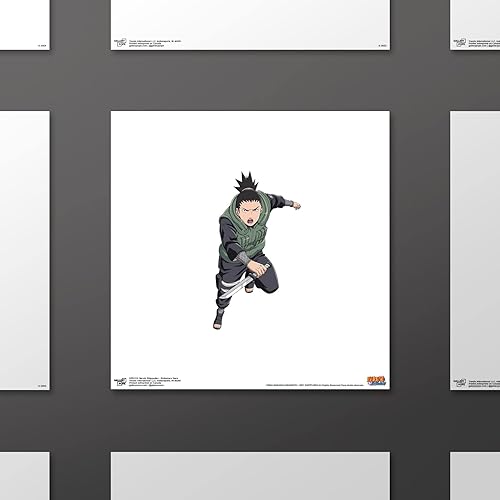 Miniatura 3 de Trends International Gallery Pops Naruto Shippuden - Arte de pared Shikamaru Nara, versión sin marco, 12 x 12 pulgadas