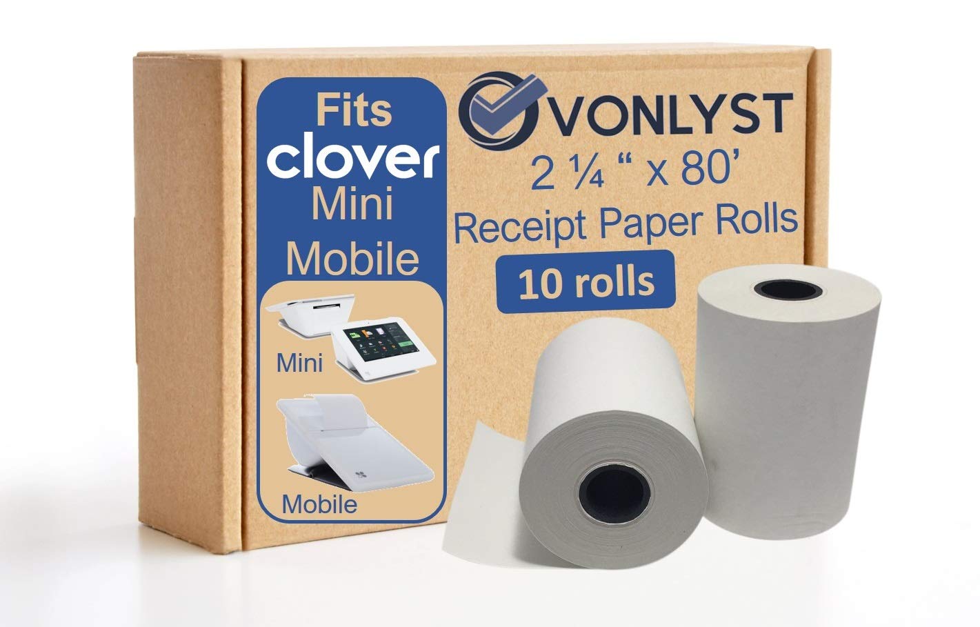 Vonlyst Receipt Paper for Clover Mini 