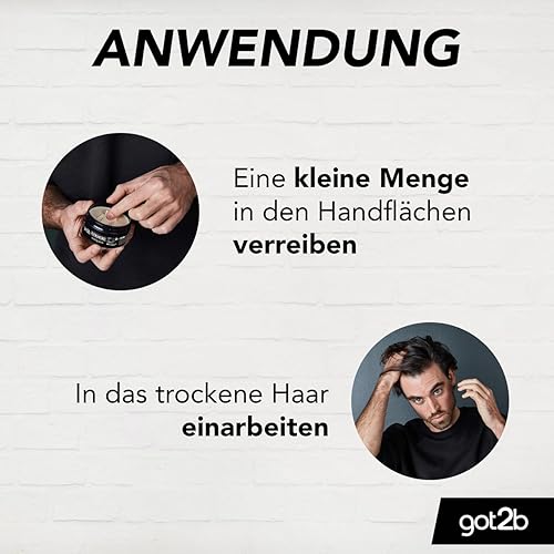 Miniatura 3 de Got2B Fenomenal Forming Paste Hold 3 (3.4 fl oz), cera para el cabello para hombres da un estilo fenomenal de peluquería, gel de peinado para una