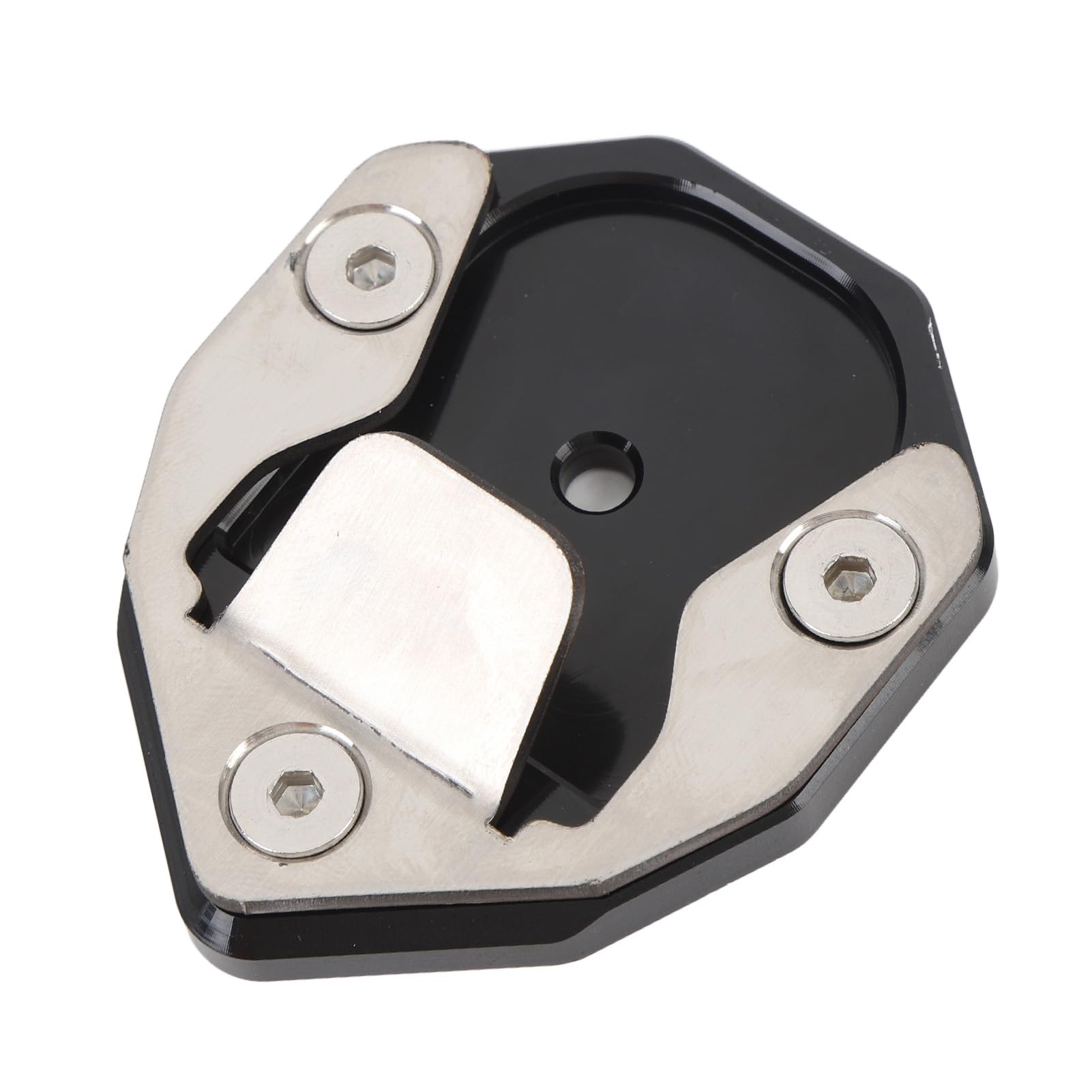 Podkładka Przedłużająca Stojak Motocyklowy, Podpórka ze Stopu Aluminium, Boczna Płyta Podnóżka dla Himalayan 20182023, SCRAM 411 20212024 z powiększoną podstawą zapewniającą