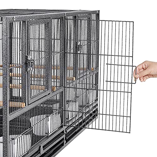 Yaheetech YT-00098450 Stackable Bird Cage Divided Breeder Breeding Parakeet Bird Cage thumb #5