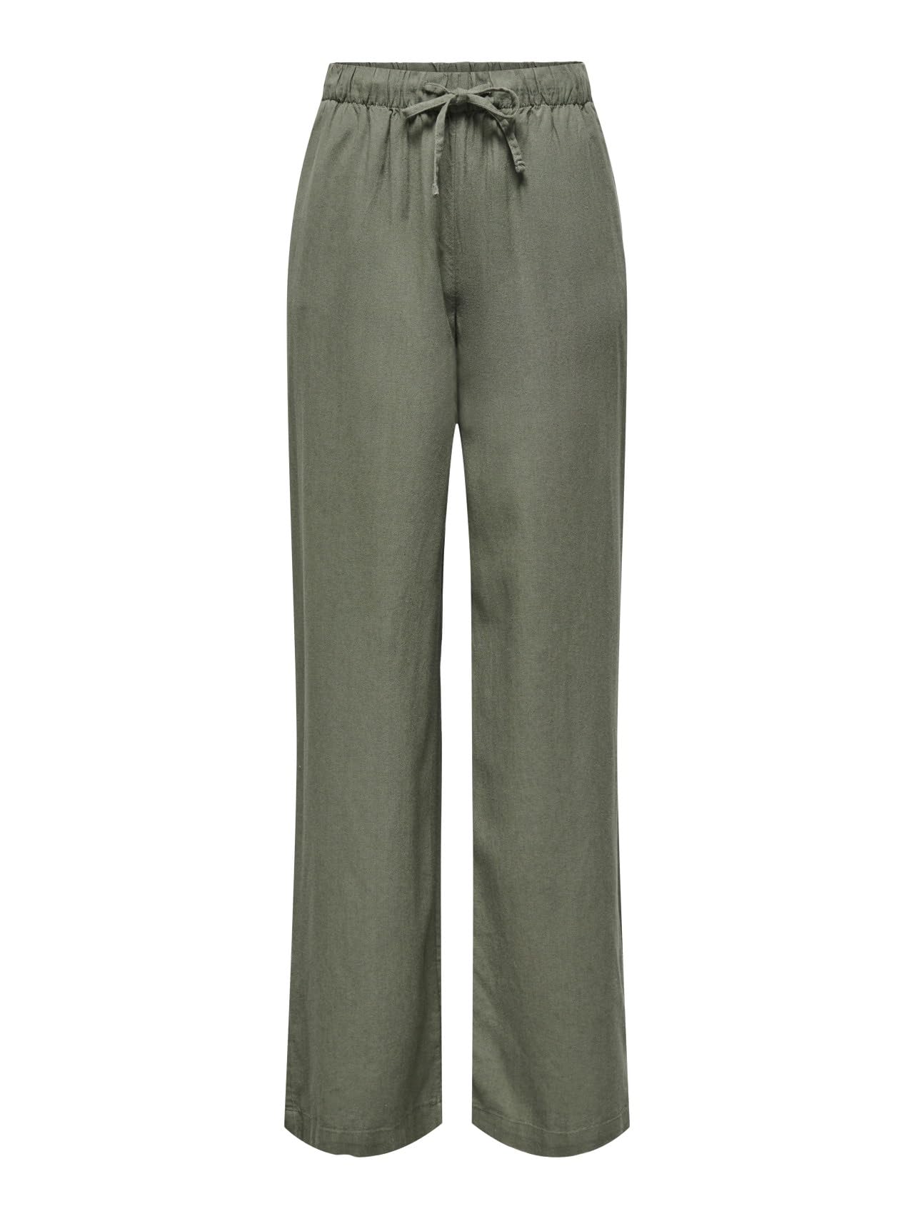Only - Onlgoa MW Linen Bl Pull-up Pant CC Pnt, Onlgoa MW Linen Bl Pull-Up Pant CC Pnt Donna
