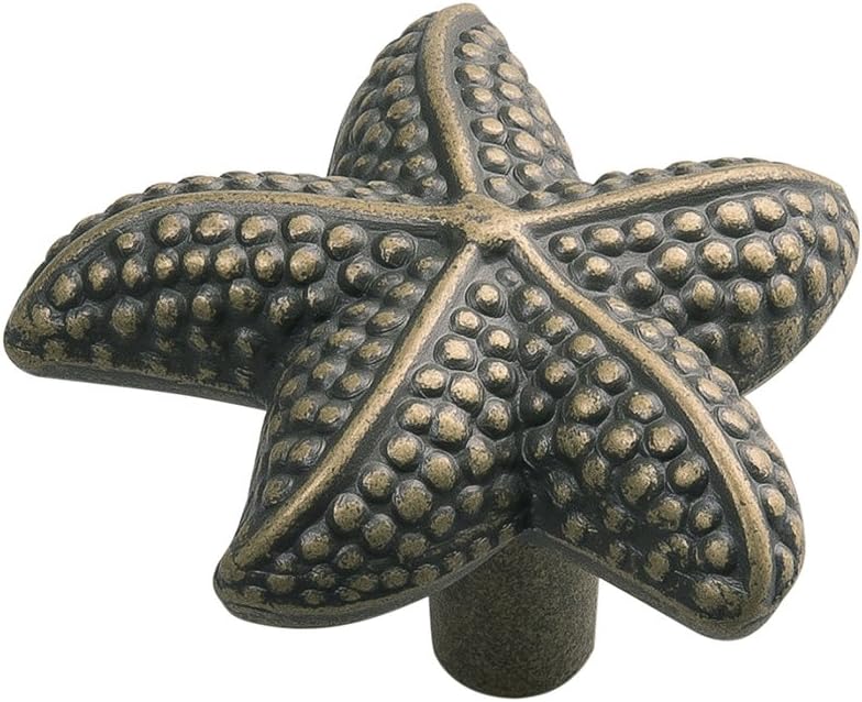 Hickory Hardware PA0111-AM 1-1/2-Inch South Seas Cabinet Knob, Antique Mist