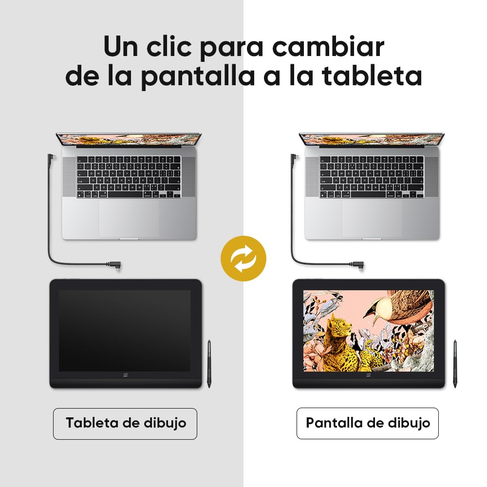 XPPEN Artist Pro 16 Gen2 Tableta Gráfica con Pantalla, Tableta Dibujo Digital con Lápiz 16K Niveles de Presión 16 Pulgadas con Teclado Inalámbrico, Compatible con Windows,Mac,Android,Chrome,Linux