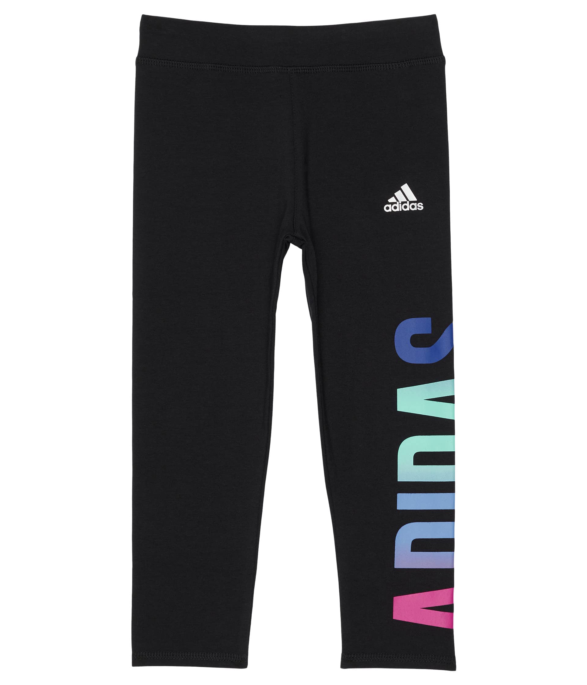 Adidas Medias de algodón 7/8 con logotipo para niña