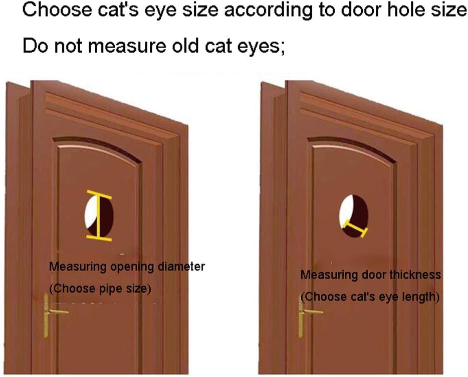ARCH Copper Peephole Camera 200 Degree HD Optical Wide-Angle Door Camera Anti-Theft Door Cat Eye Anti-pry Glass Lens with Cover Home Security System (Color : Yellow Patina)