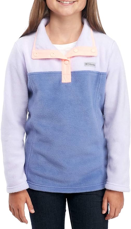 columbia three lakes half snap fleece lightweight jacket