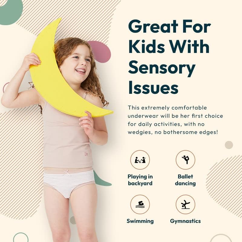 Feathers Girls and Toddler Underwear - Kids Underwear - Super Soft Cotton - Image 5