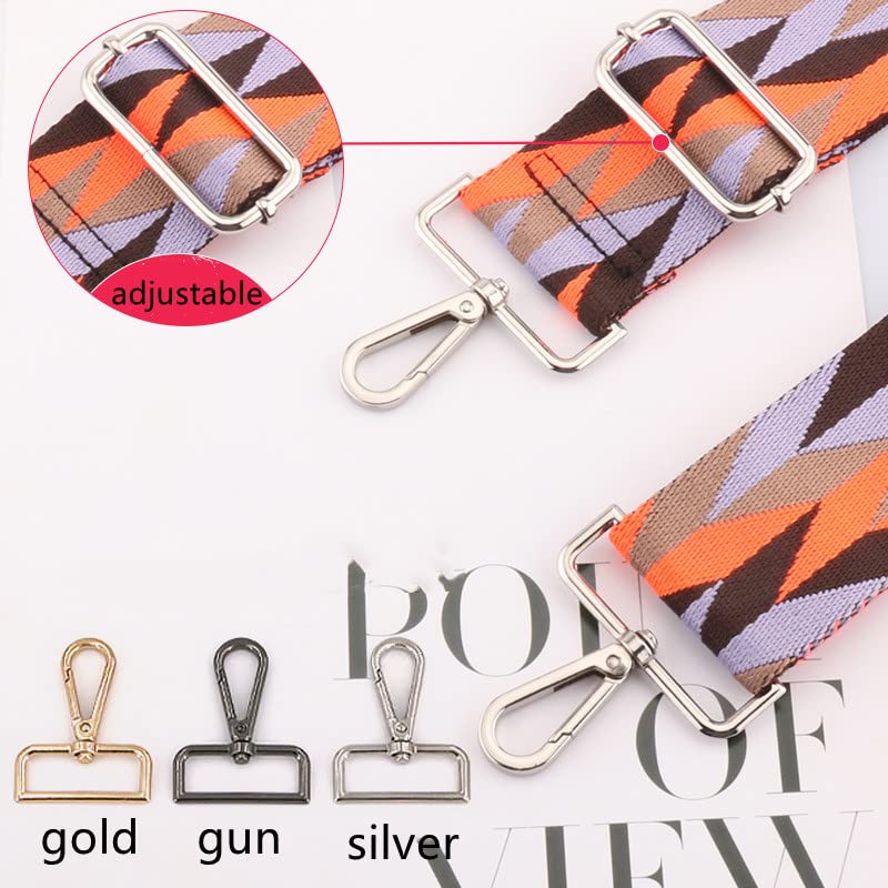 Taschenkette Bunte Schultertaschengurte 135cm Taschenzubehör Damentaschen Ersatz-Schultergurt for Tasche Taschengurt for Crossbody Kette FüR Tasche(A11,Silver Metal)