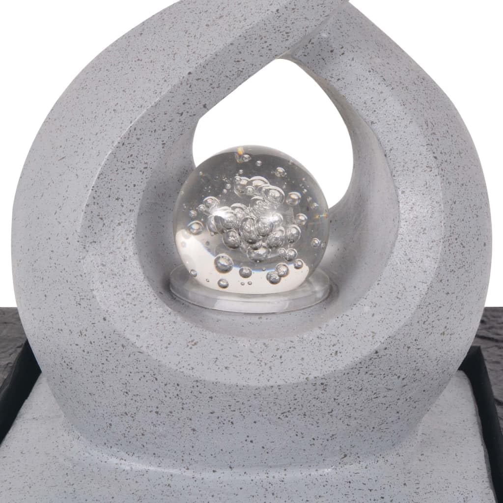 Fontaine d intérieur avec lampe LED Polyrésine