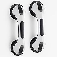 Vista 17 de TAILI - Barras de sujeción para la ducha con ventosa, paquete de 2 unidades, de 16 pulgadas, resistente y removible, sin taladro, impermeable