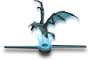 giwox 3d hologram fan 50cm, holographic advertising display led light holographic fan with remote/wifi/bluetooth