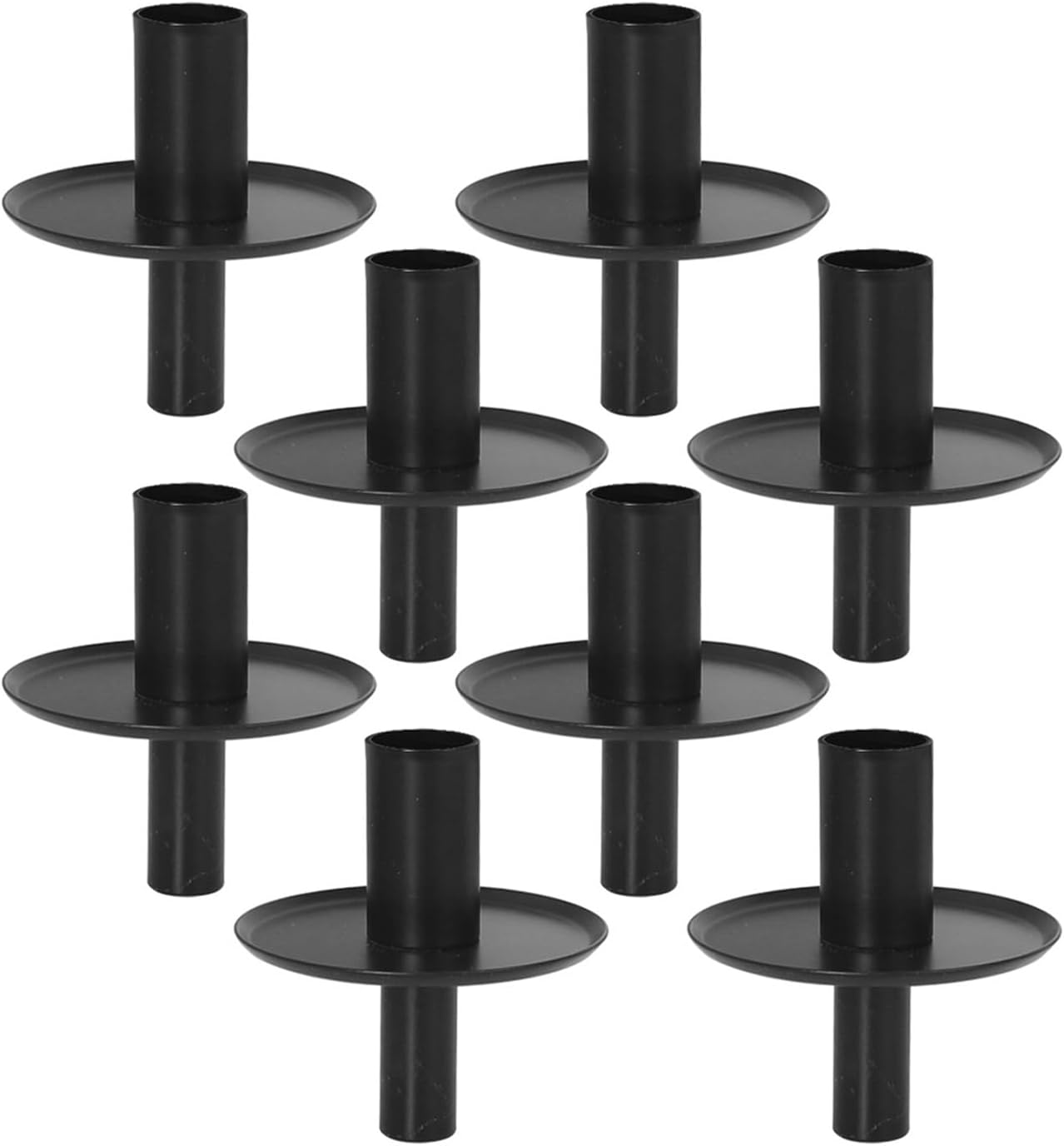 Candle Holder, Set of 4/8 Metal Candle Holders for Wine Bottle Insertion Taper Candle Stand Candlestick Adapter Centerpieces Decors